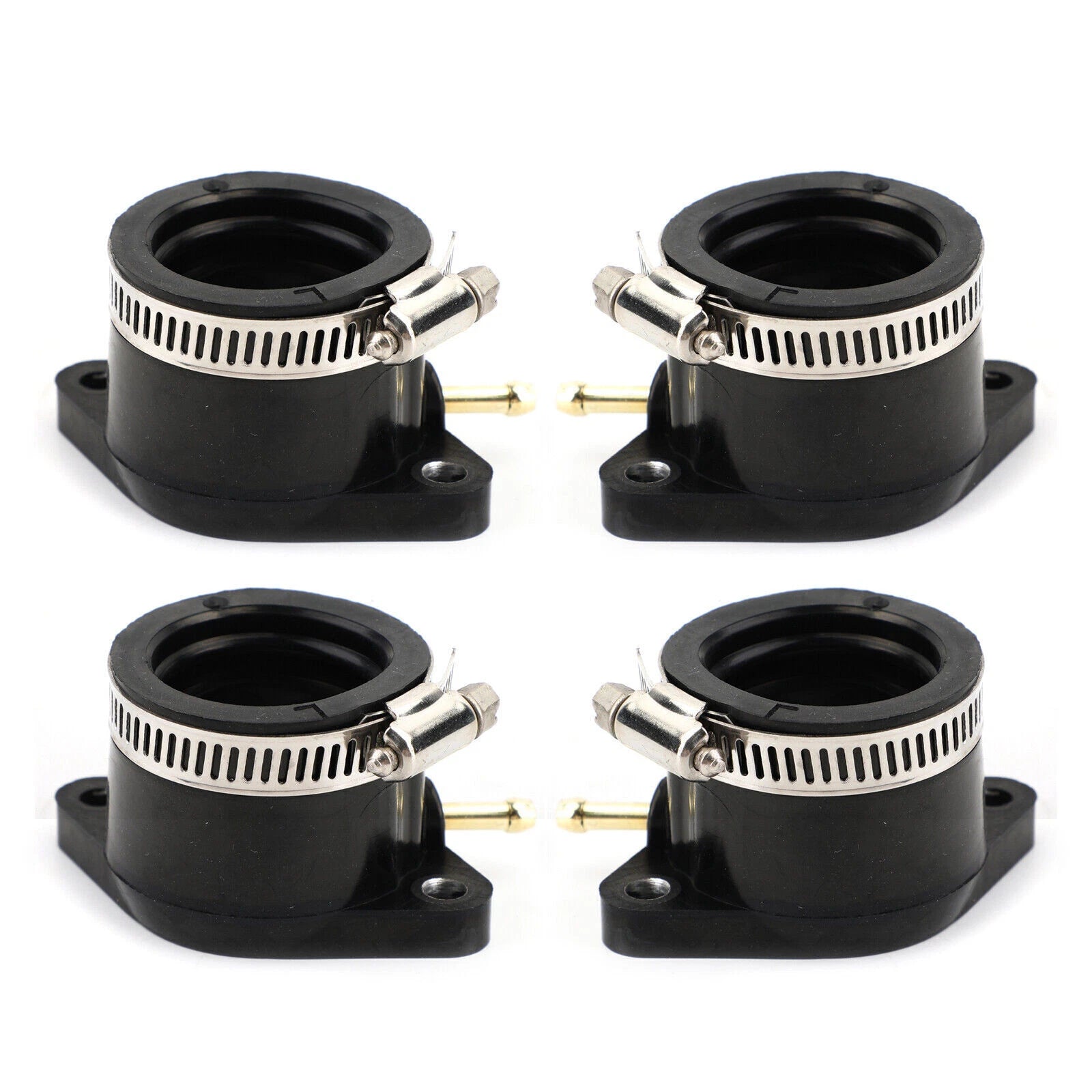 Set of 4 Carburetor Intake Manifold Boots for Yamaha XJ650 Maxim XJ750 Seca (1981–1983)