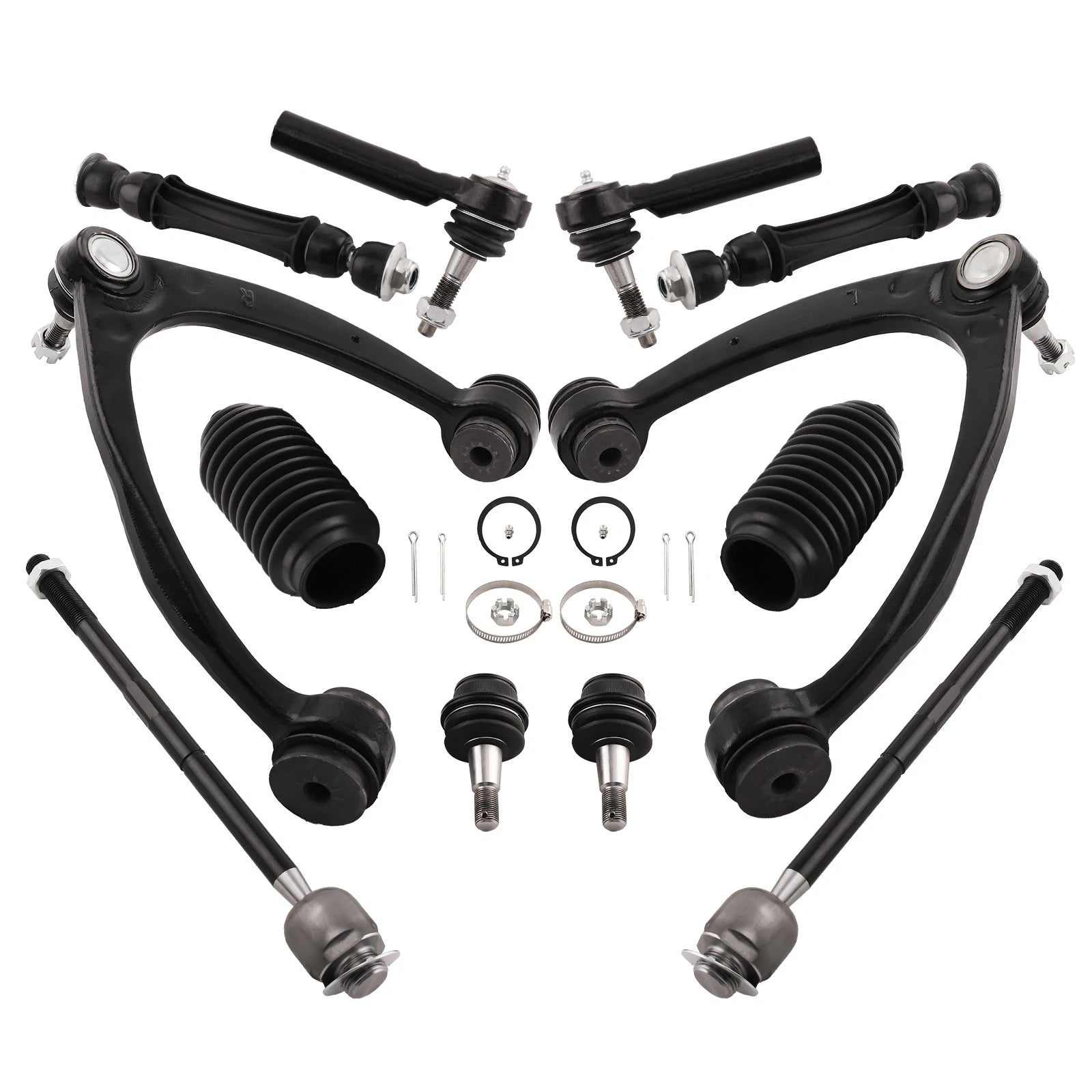 12x Front Upper Control Arms Kit for Chevy Silverado (2007–2013)