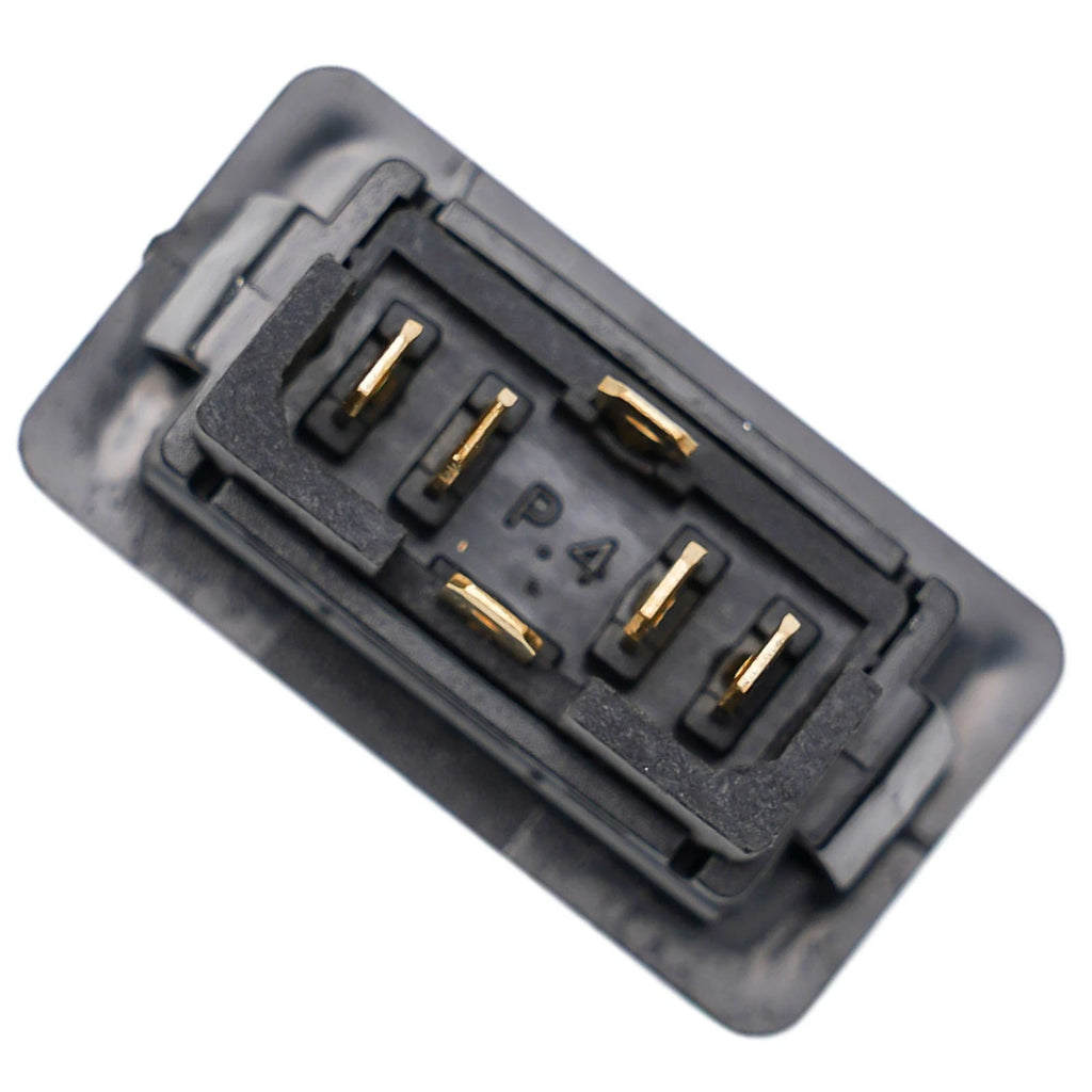 Electric Power Switch Button for Car (12V/24V) - 6 Pins, Green Light