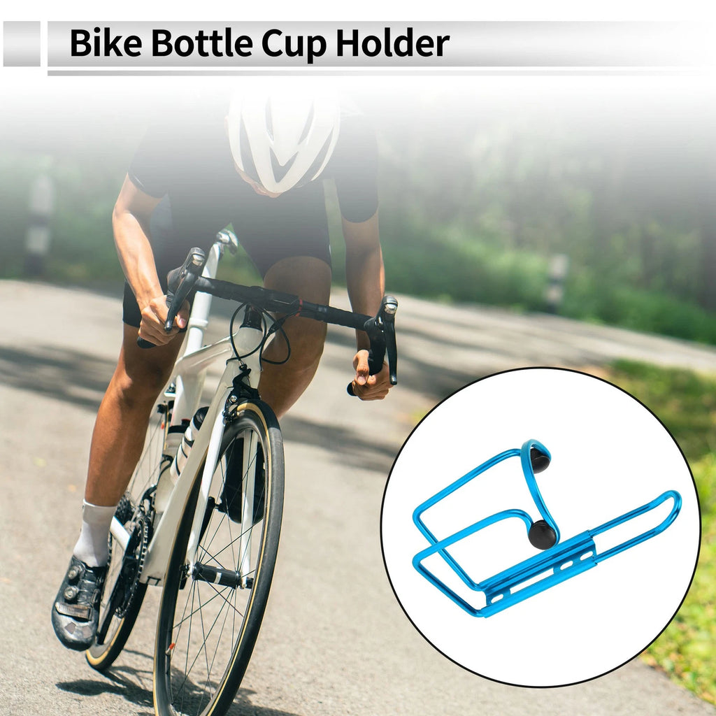 Water Bottle Cup Holder Universal Replacement for Motorcycle Bicycle (Blue)