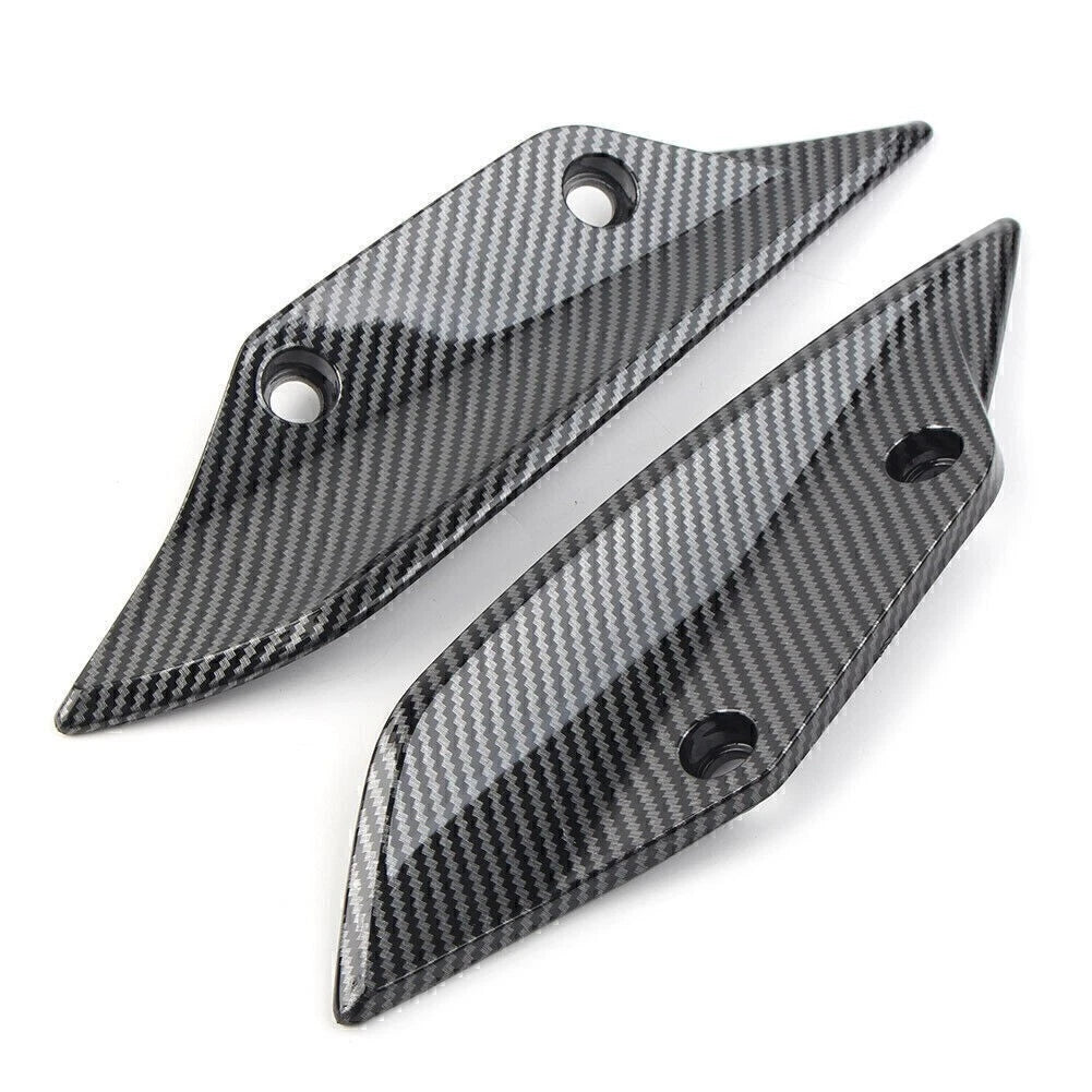 Carbon Fiber Look Front Side Spoiler Winglets for BMW S1000RR (2009–2014)