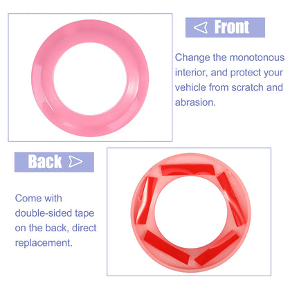 2pcs A Pillar Speaker Decoration Cover for Jeep Wrangler JK (2007–2014) Pink