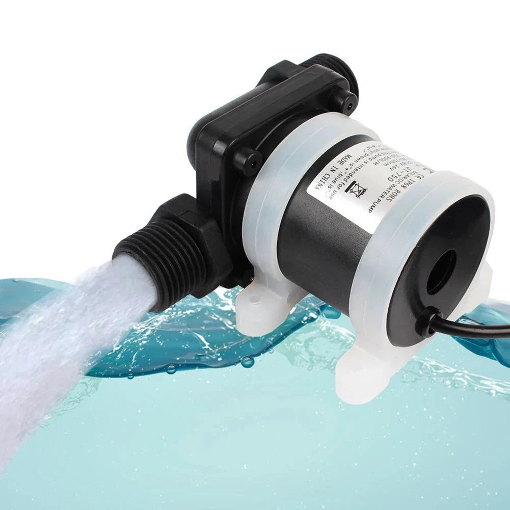 Brushless Solar Water Pump for Compact Applications (DC 12V 24V)