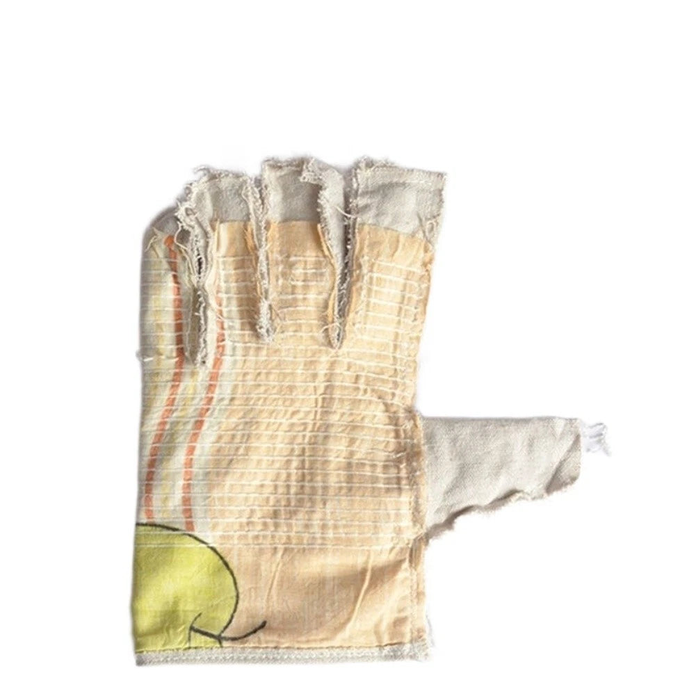 Canvas Welding Protection Gloves for Construction Sites