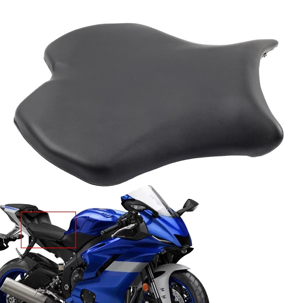Motorcycle Black Front Driver Seat Rider Cushion Pillow Fit Yamaha YZFR6 2017-22