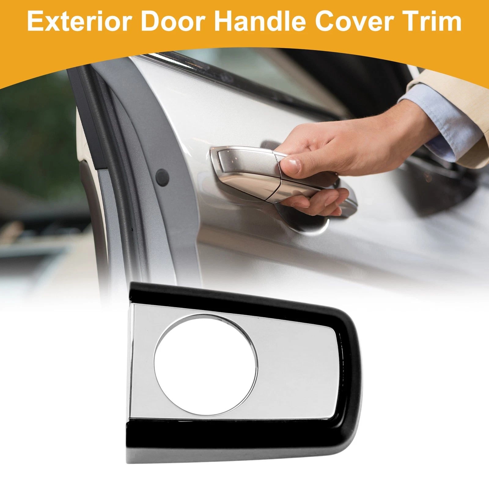 Exterior Door Handle Cover Trim Replacement for Buick Regal LaCrosse Encore (2011–2018)