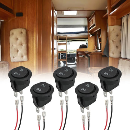 Round Rocker Switch for Vehicle Applications