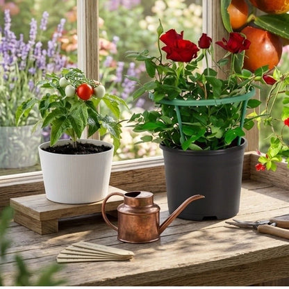 Plant Support Rings for Small Plants (Garden Organization)