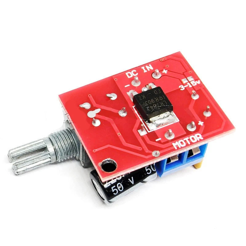 PWM Speed Controller for DC Motors (3-35V, 5A) - LED Dimmer 10kHz