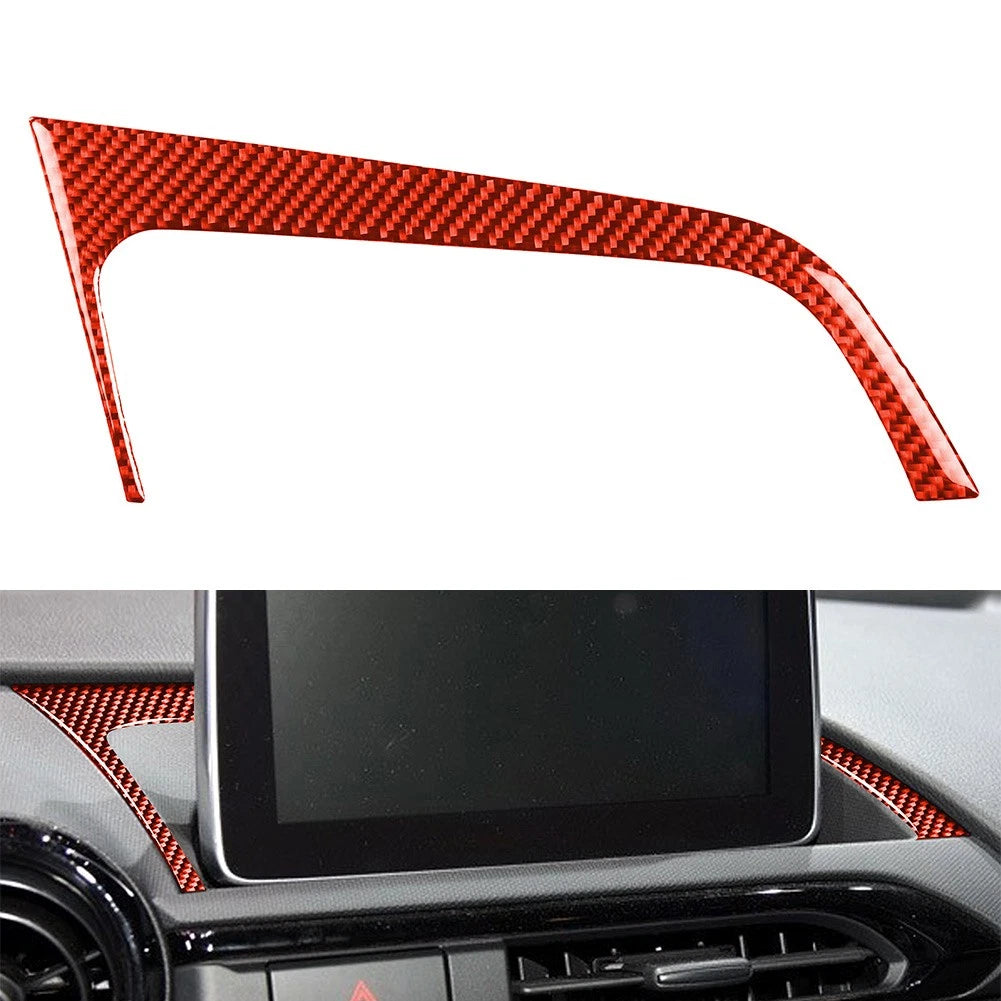 Carbon Fiber Dashboard GPS Navigation Display Base Cover for Mazda MX-5 (2016–2023)