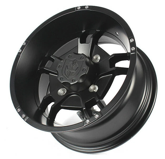 Pro Armor Ryder UTV Wheel Rim 14x8 Matte Black 5 Spoke 4/156 (-9mm Offset)