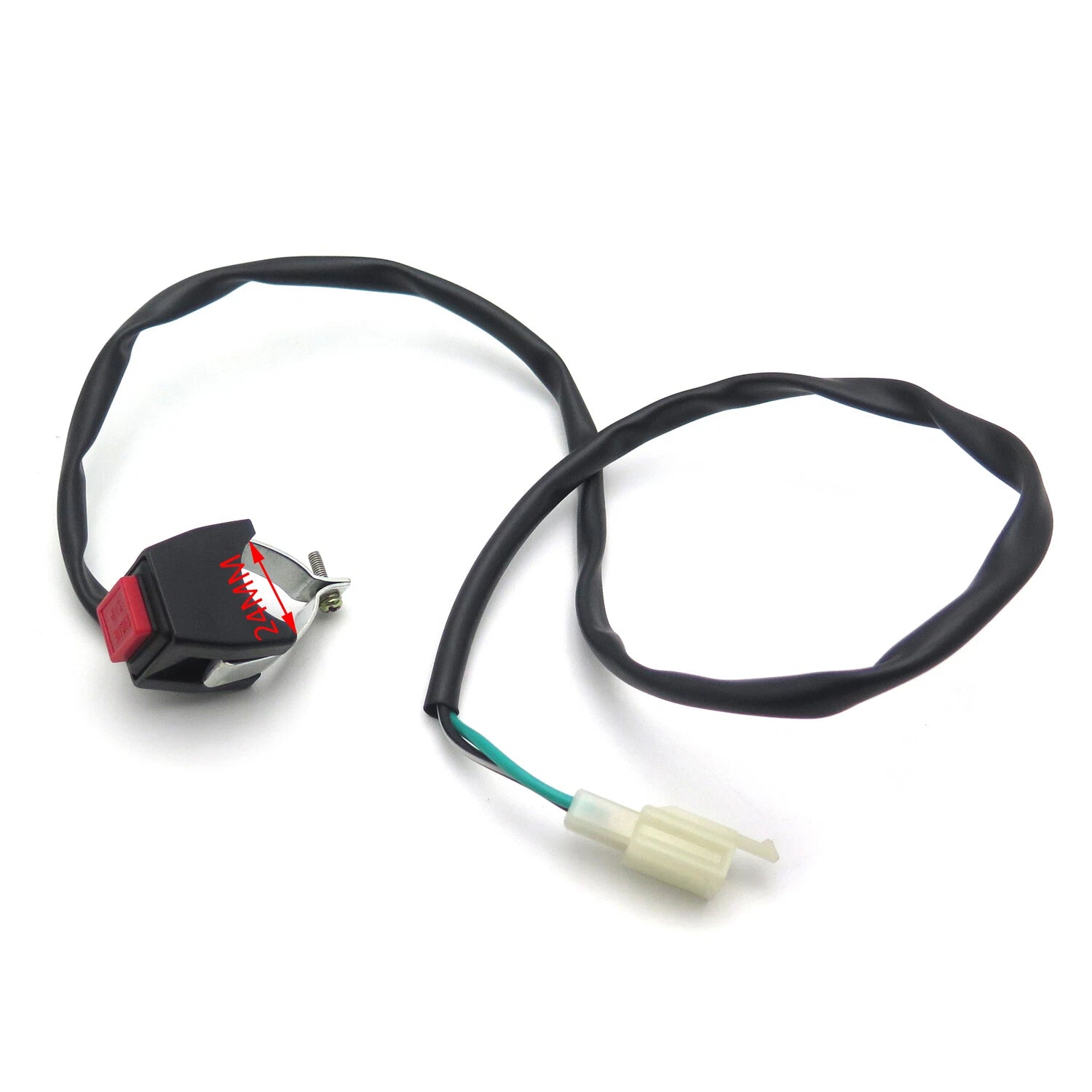7/8" Handlebar Engine Stop Push Button for Motorcycle ATV Scooter Snowmobile
