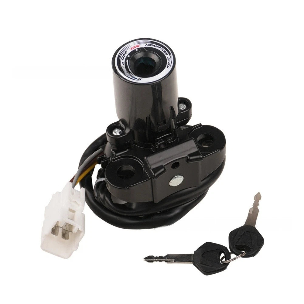 Ignition Switch Fuel Tank Cap Lock for Kawasaki EX650 (2013–2016) with 2 Keys