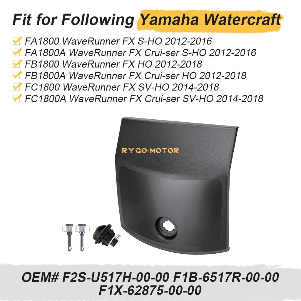 Glove Box Lid & Latch Lock & Pin for Yamaha WaveRunner FX (2010–2023)