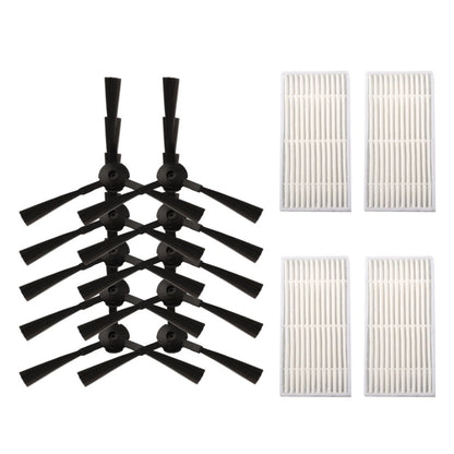 10pcs Side Brush & 4pcs Filter Mesh for Ariete Briciola (2711–2717)