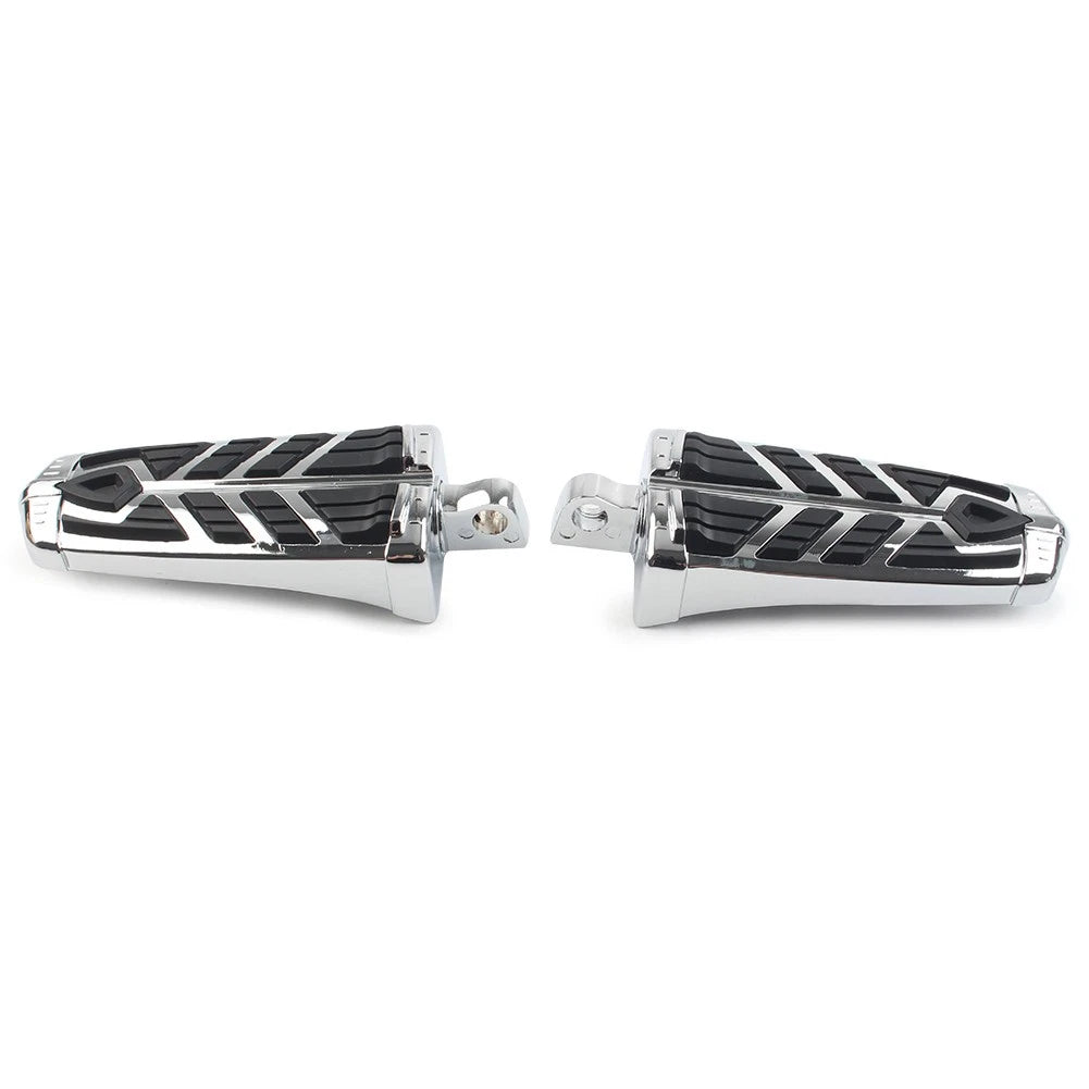 2X Male Mount-style Foot Pegs for Harley Davidson 10mm Chrome