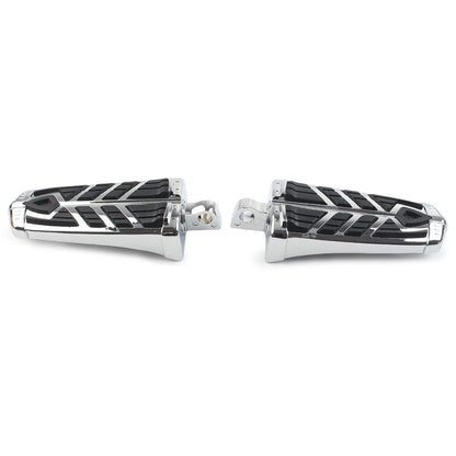 2X Male Mount-style Foot Pegs for Harley Davidson 10mm Chrome