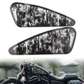 2 Pcs Skull Motorcycle Decals for Harley XL883 1200 (All Years)