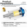 Air Water Filter Separator for Pneumatic Tools (Compact Design)