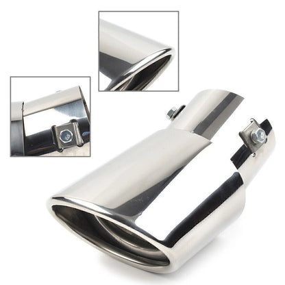 Stainless Steel Chrome Exhaust Pipe Tail Muffler Tip for