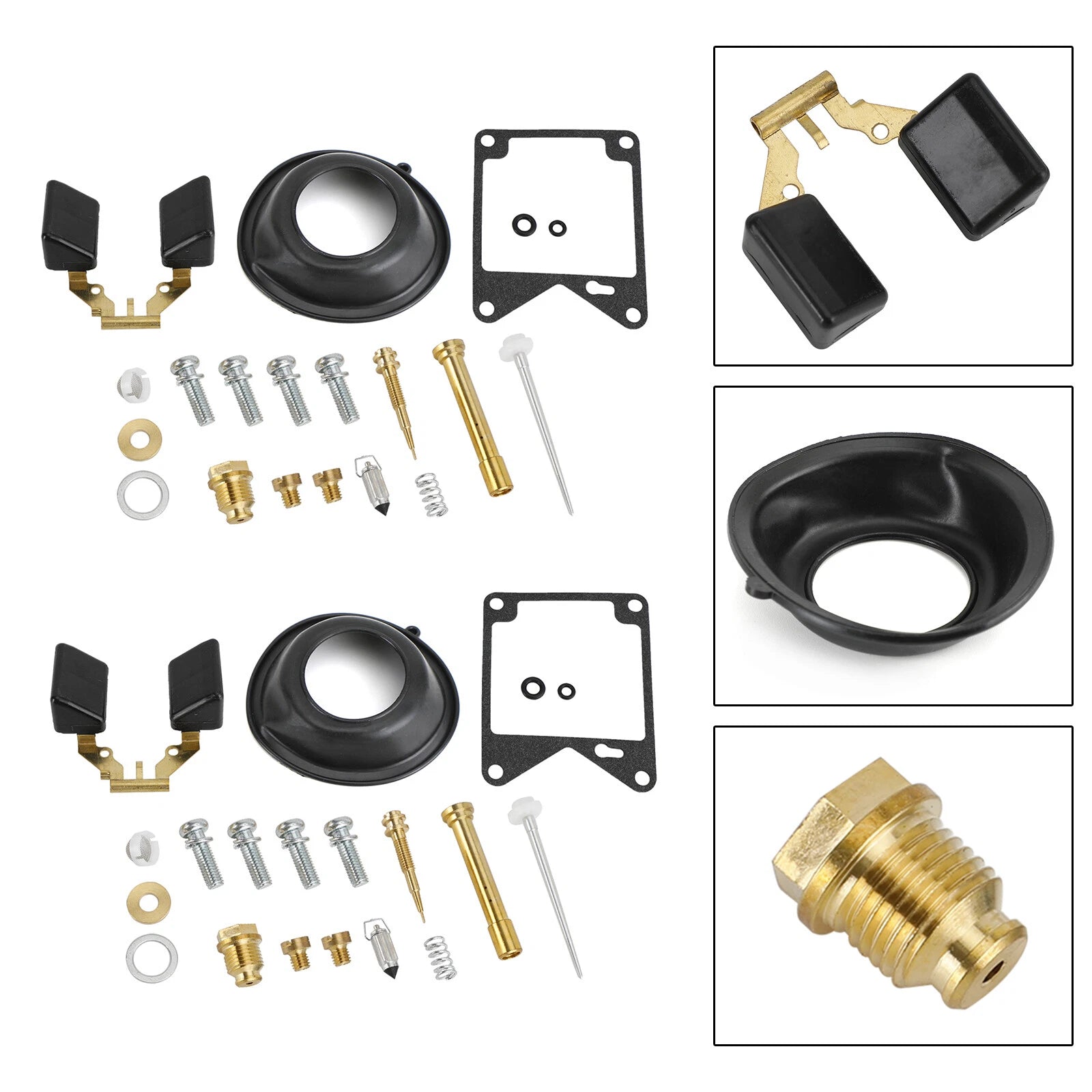 2X Carburetor Rebuild Kit for Yamaha Virago 750 XV750 (1981–1983) T9