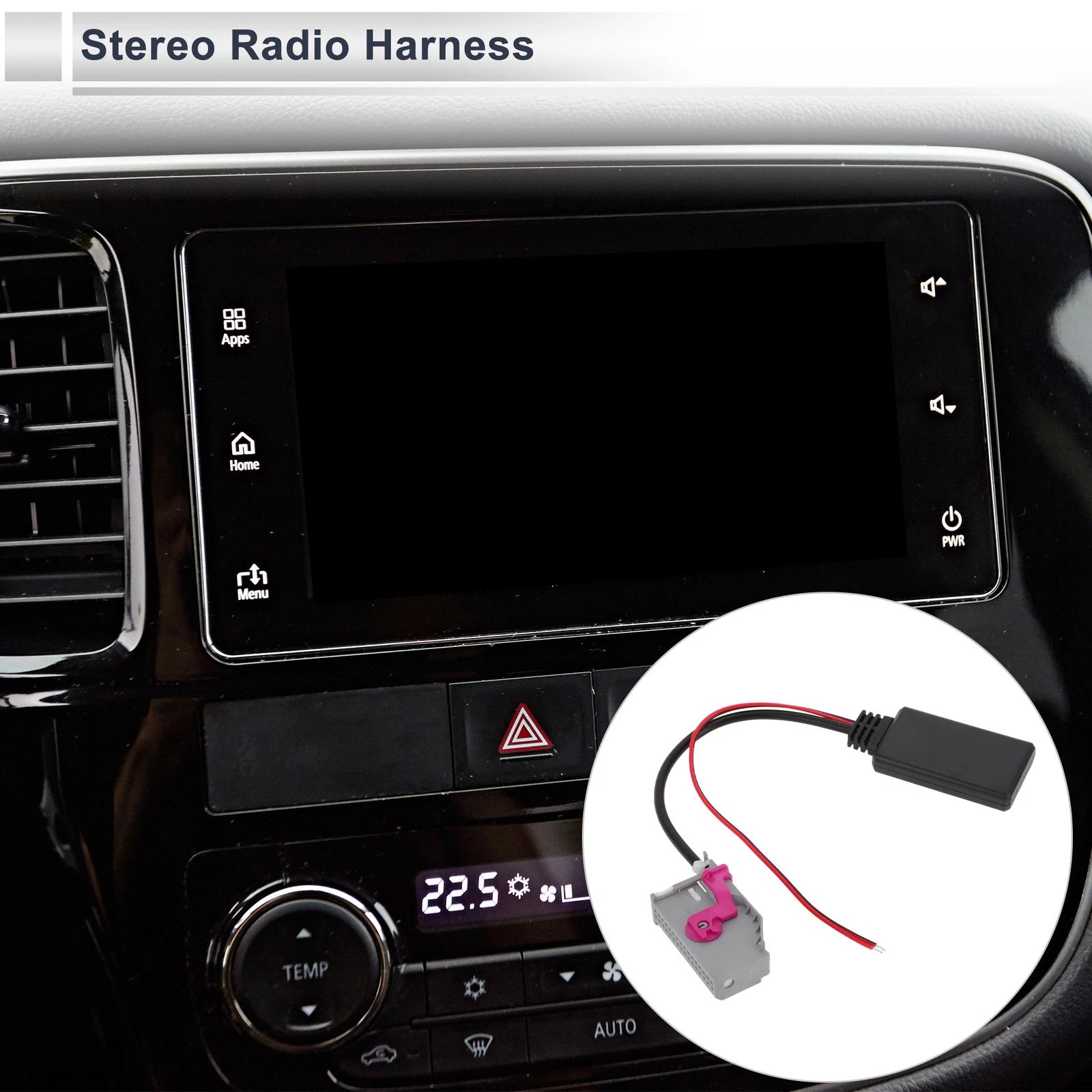 Bluetooth AUX Radio Harness Adapter Music Cable for Audi A3 (2012–2019)