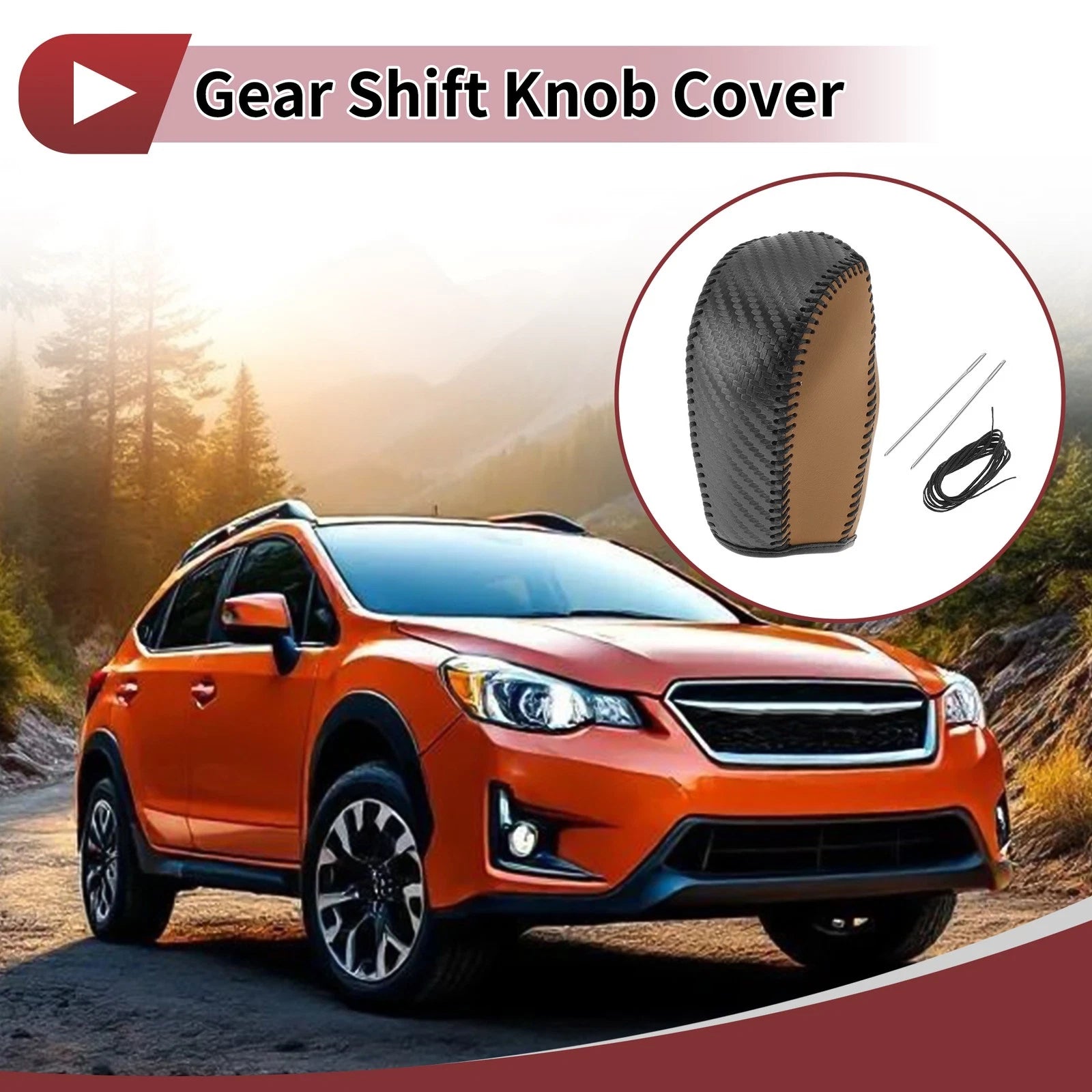 Gear Shift Knob Cover Replacement for Subaru Forester (2014–2017)