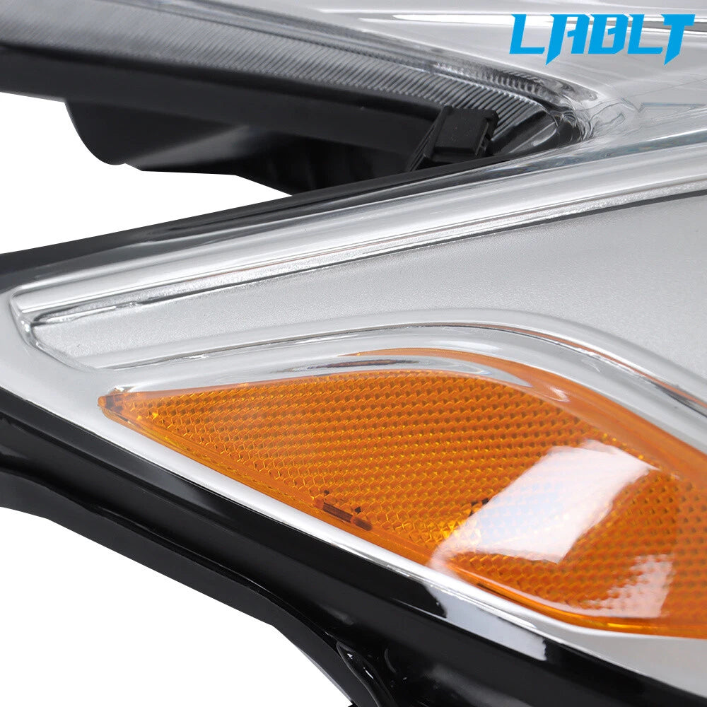 Passenger Side RH Headlight Halogen LED DRL Chrome for Nissan Murano (2017)