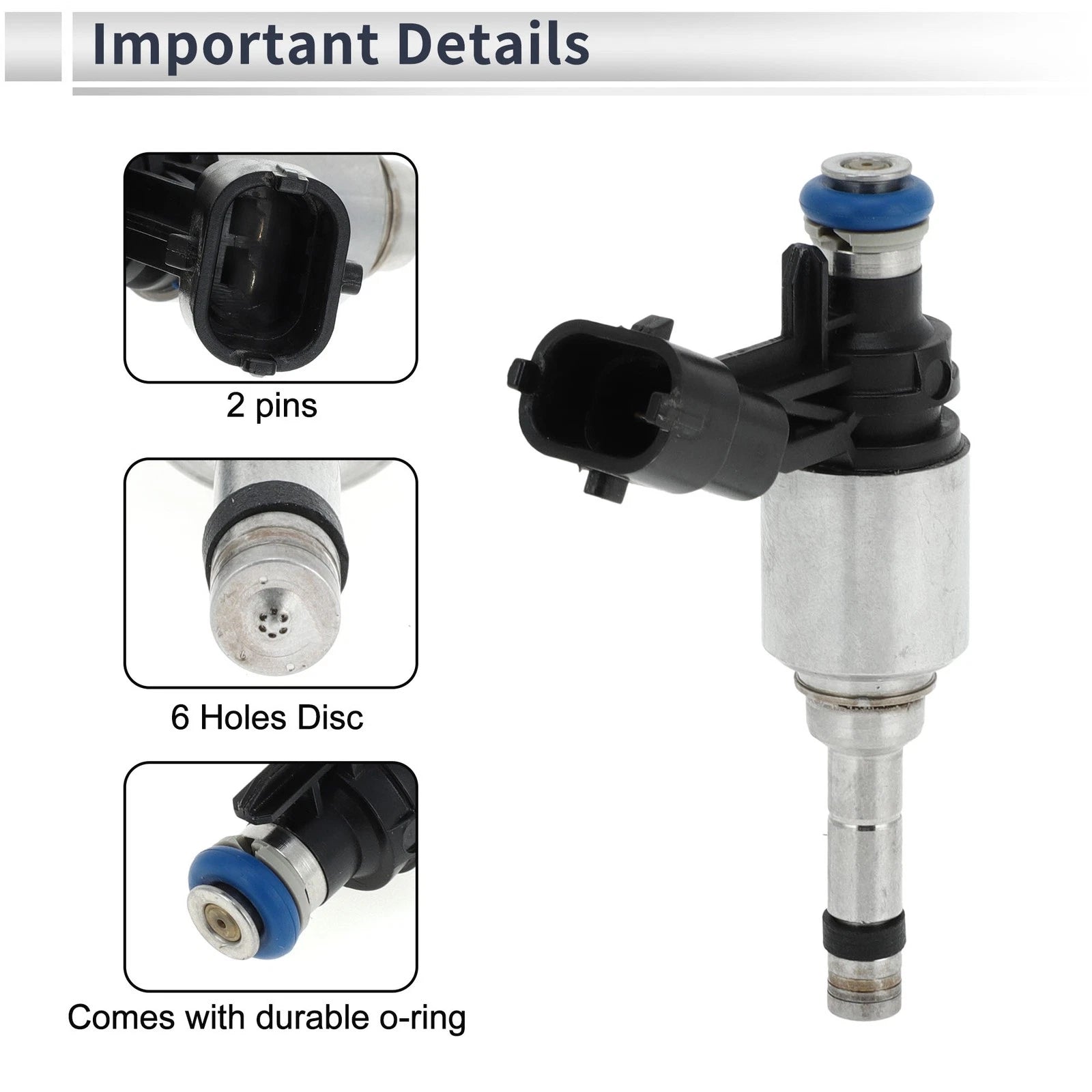 Fuel Injector Replacement for Hyundai Tucson 1.6T (2016–2018) 1 Pc
