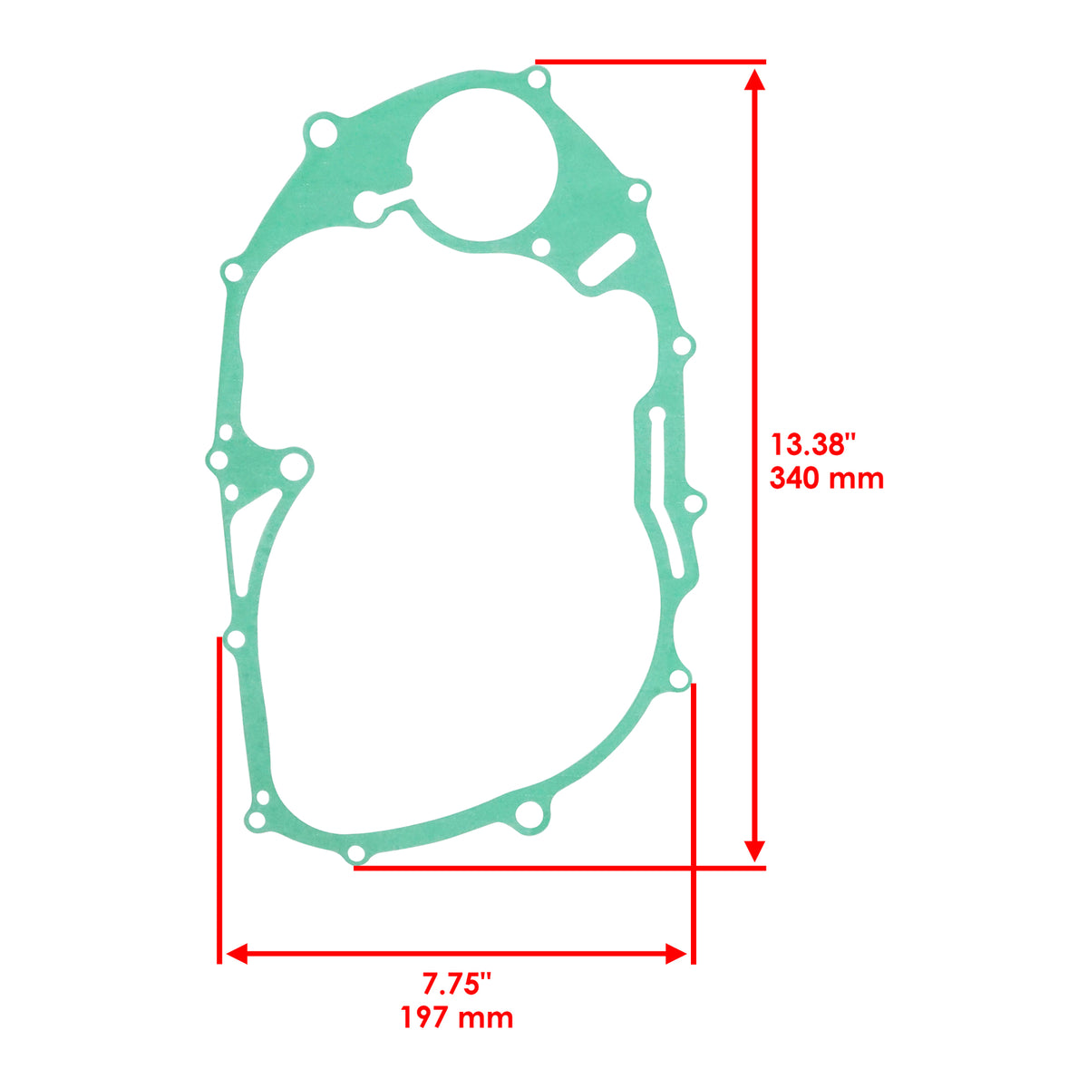 Clutch Cover Gasket for Yamaha XV500 Virago 500 (1983–1983)