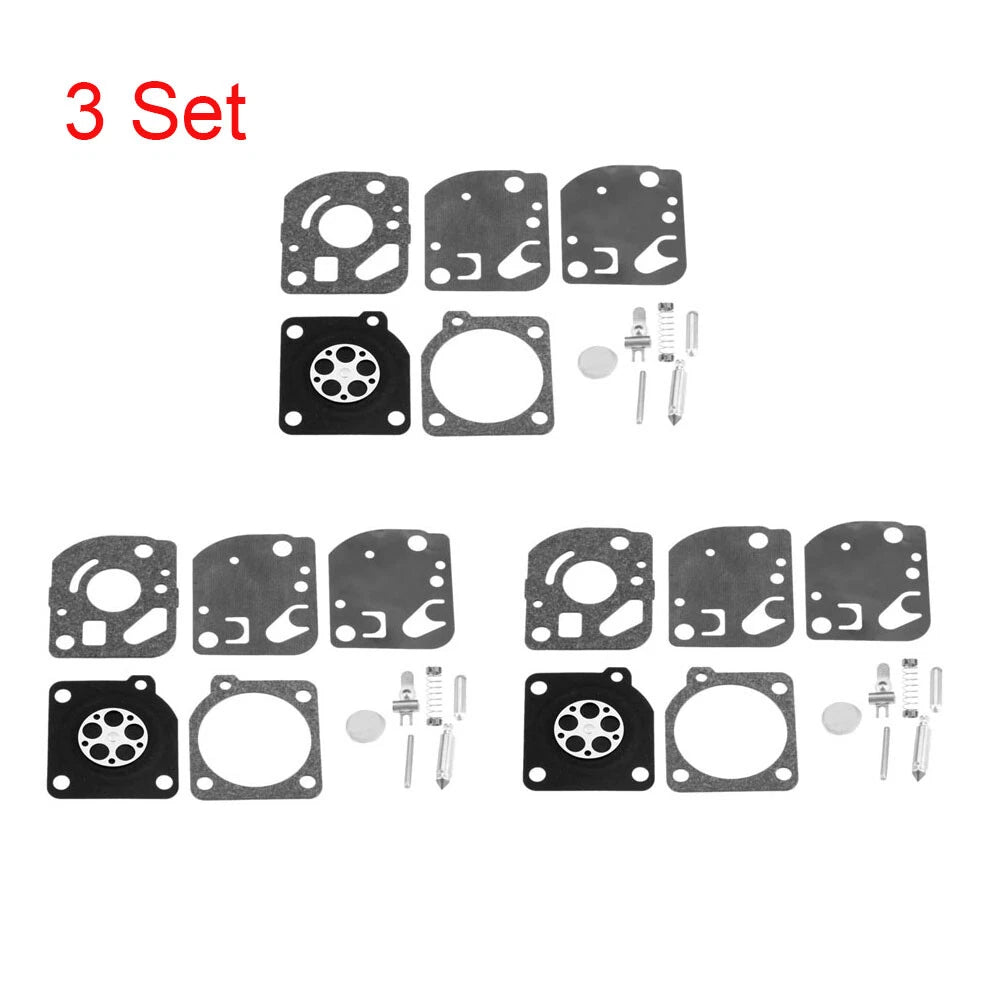 Set of 3 Carburetor Gasket Repair Kit for ECHO GT 1100 2100 PB1000 ZAMA RB-21 C1U