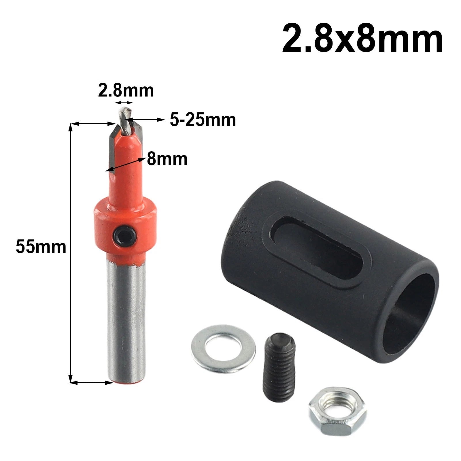 Self Tapping Screw Taper Countersink Drill Bit for Woodworking