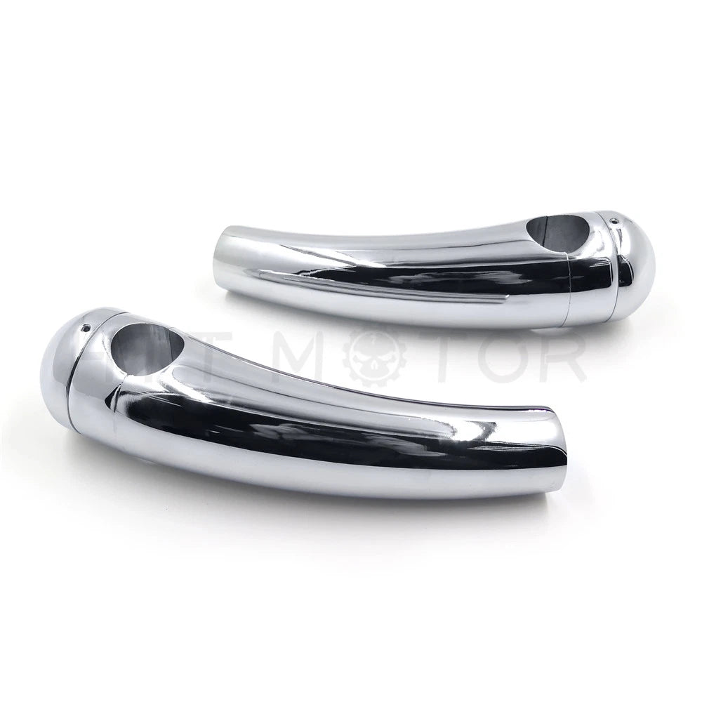 1" Chrome Handlebar Risers for Harley Dyna (Custom)