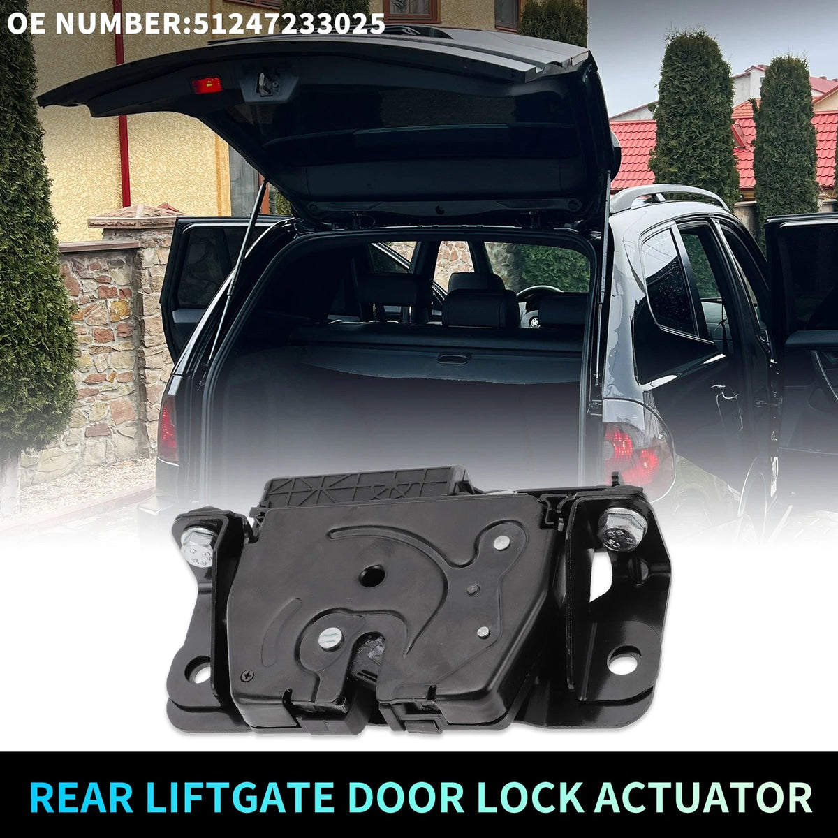 Rear Liftgate Door Lock Actuator Motor Replacement for BMW 435i Gran Coupe (2015–2021)