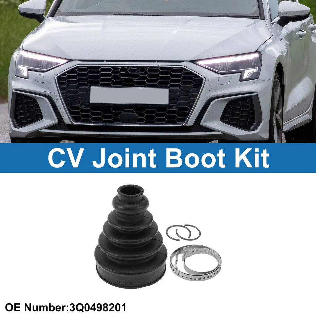 Inner CV Joint Boot Kit with Clamps for Audi A3 (2010–2016)
