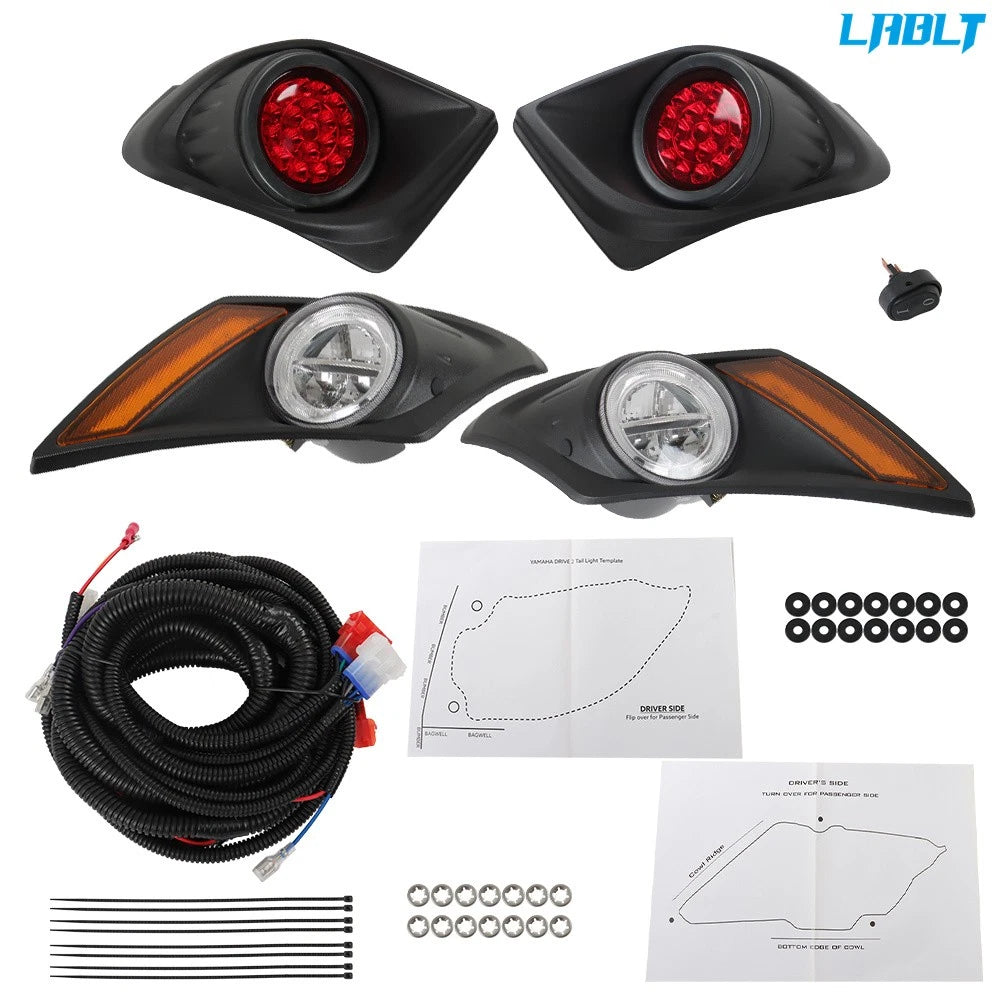LED Head & Tail Light Kit for Yamaha Drive 2 (2017–Present)