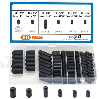 160 Pcs Rubber Vacuum Dust Covers for Carburetor Valve