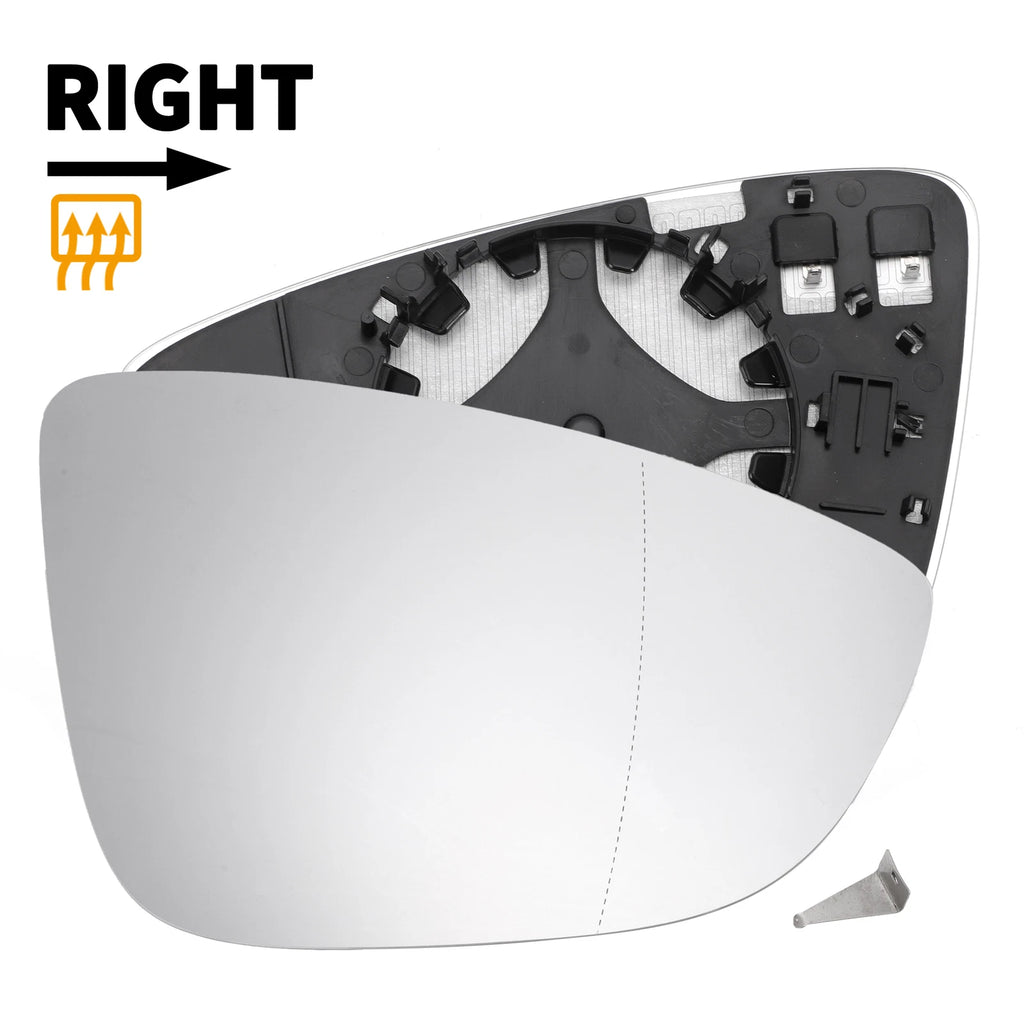 Heated Right Side Mirror Glass for VW Beetle (2011–2020)