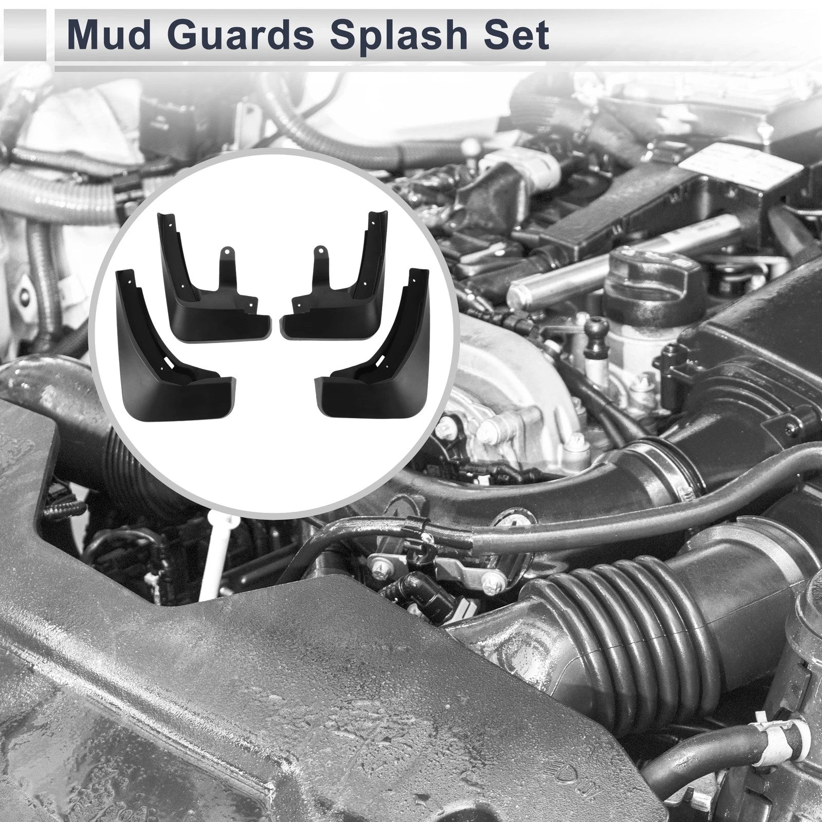 Mud Flaps Splash Guards Set for Audi Q5L (2018–2020)