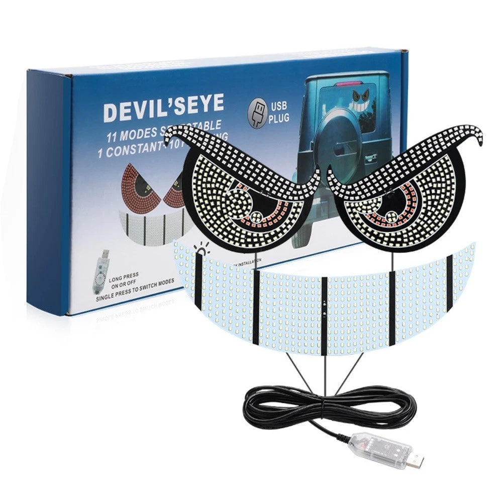 Truck Decor LED Light with For Demon Eye Effect USB Powered Vehicle Light