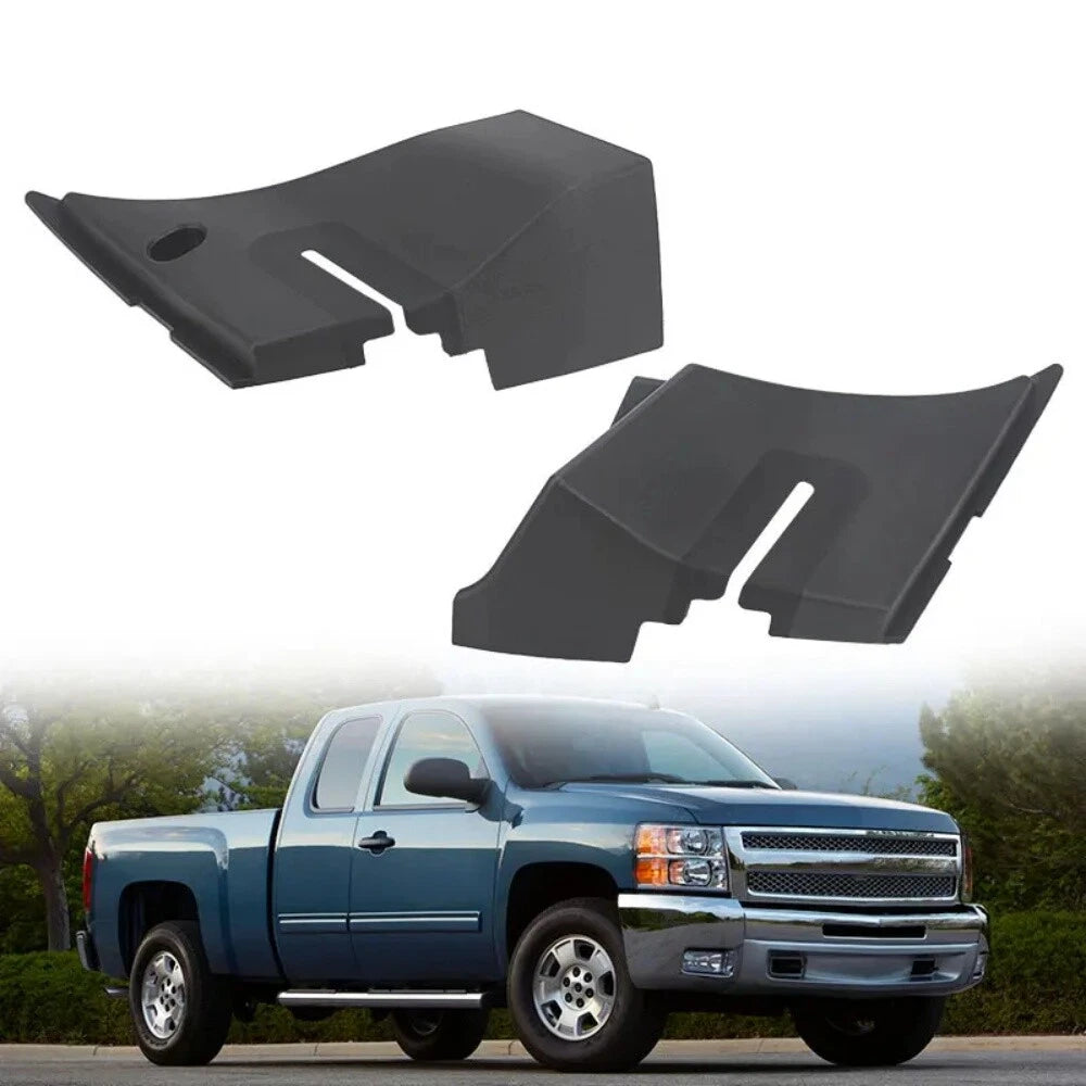 2Pcs Cowl Panel End Cap for Chevrolet Silverado 1500 2500 3500 (2007–2013)