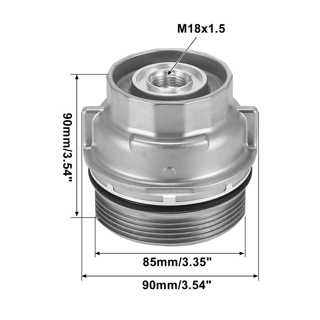 Oil Filter Housing Cap Replacement for Toyota Camry (2012–2017) and Lexus