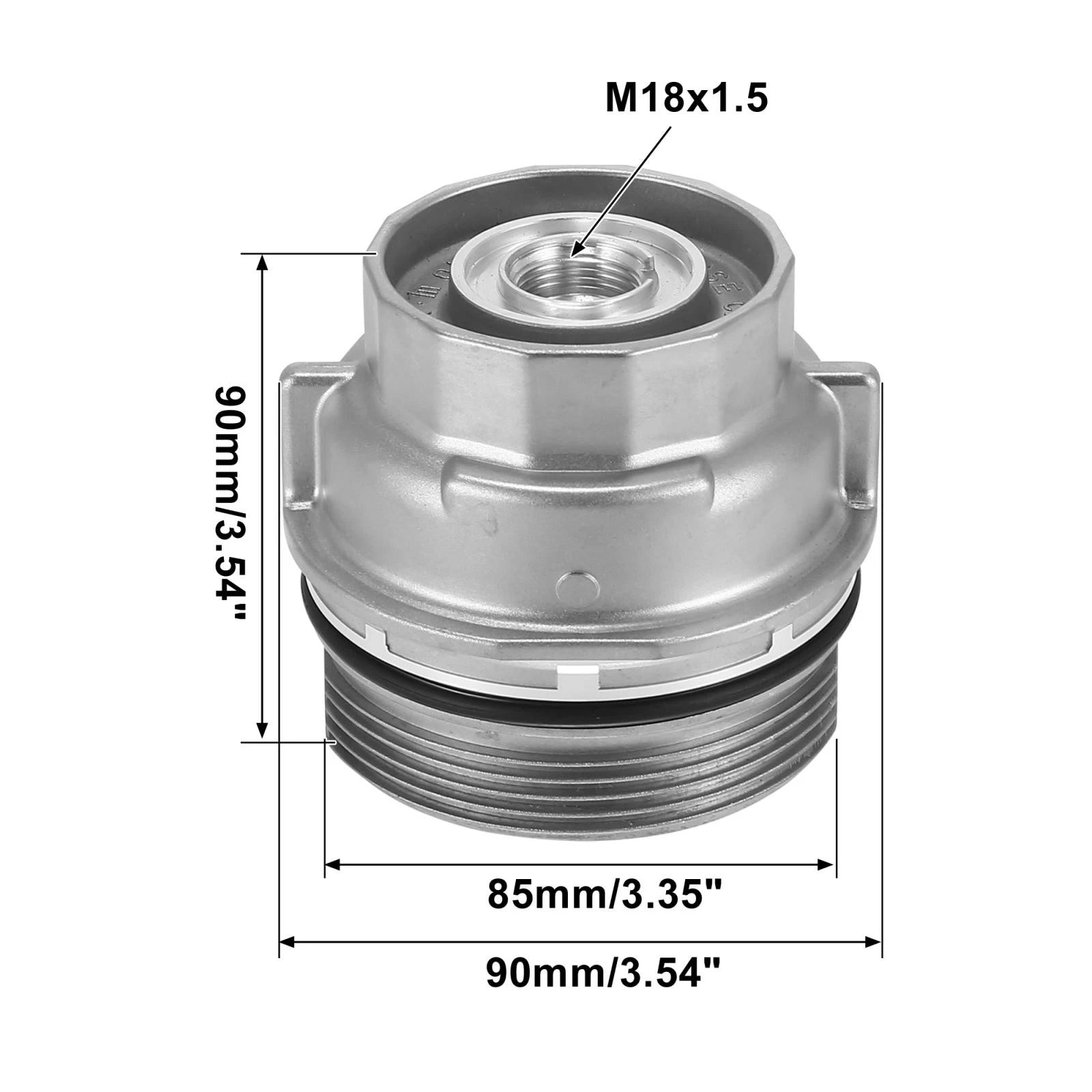 Oil Filter Housing Cap Replacement for Toyota Camry (2012–2017) and Lexus