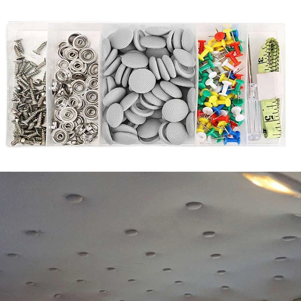 Headliner Repair Kit for Universal Vehicles (60 Rivets)