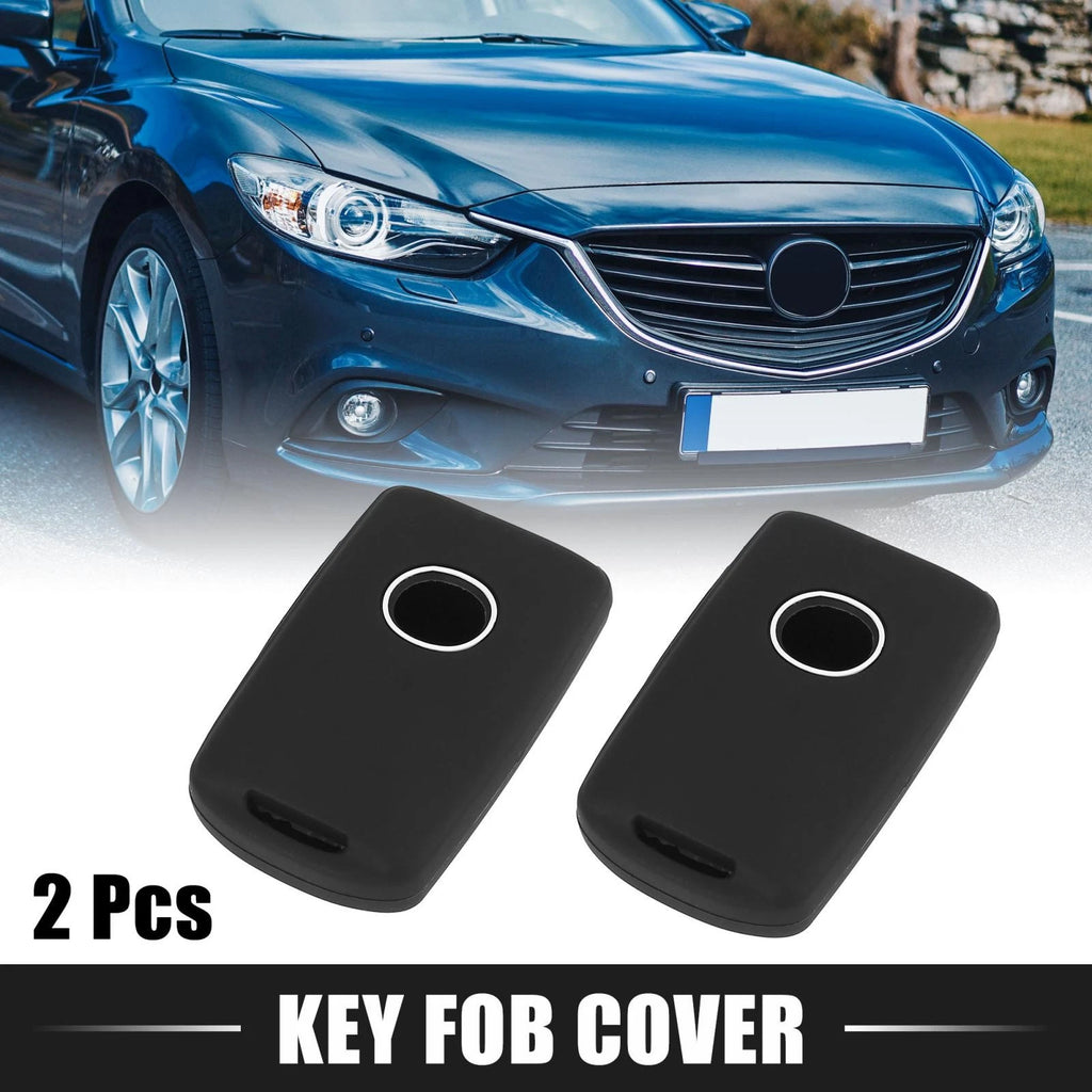 2pcs Silicone Key Cover Holder Replacement for Mazda 3 CX-30 CX-5 CX-9 (2013–2024)