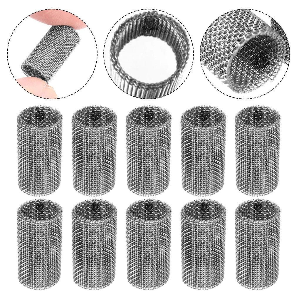 10PCS Mini Strainer Screens for Efficient Heating Systems
