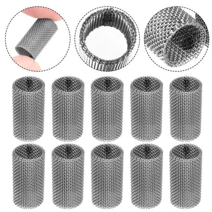 10PCS Mini Strainer Screens for Efficient Heating Systems