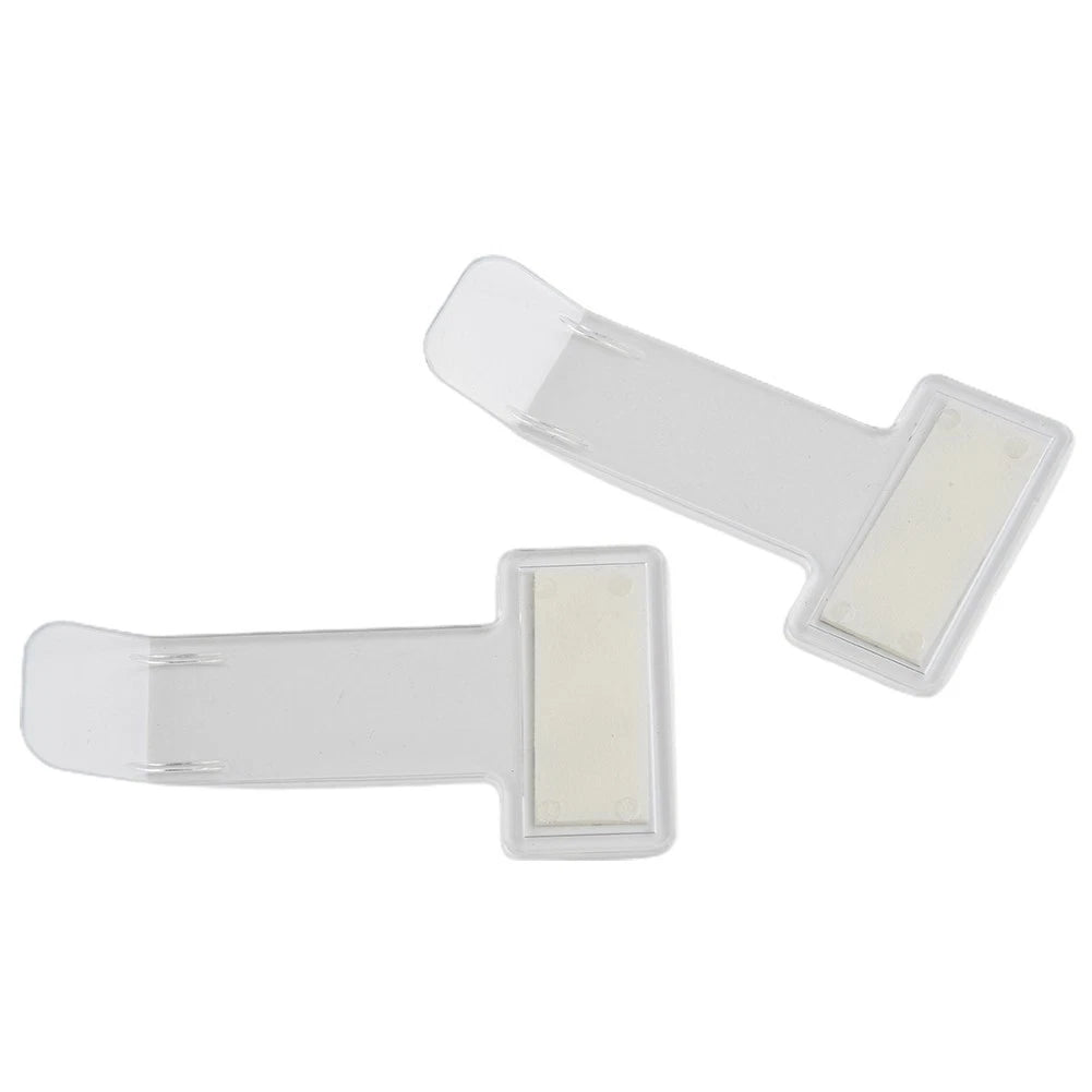 7.4 X 3.95 X 0.1cm 2PCS Car Parking Ticket 2pcs Transparent Windscreen