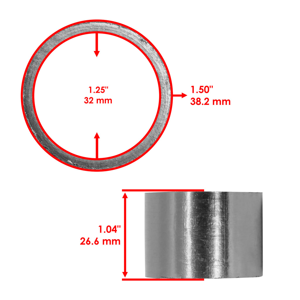 Exhaust Muffler with Gaskets Replacement for Kawasaki Bayou 250 (2003–2009)