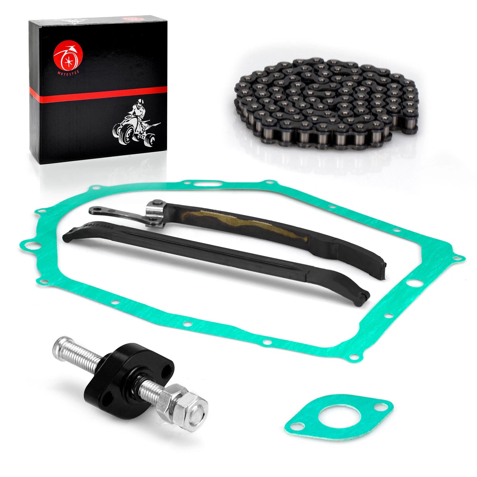 Timing Chain Guides Tensioner Gasket Kit for Warrior Raptor Big Bear 350 (1990–2006)